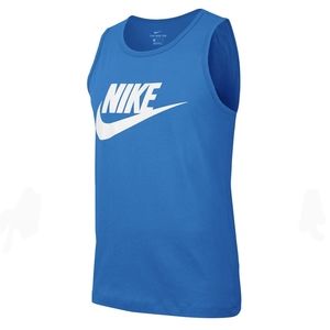 Large Nike Sportswear Icon Tank Top blue